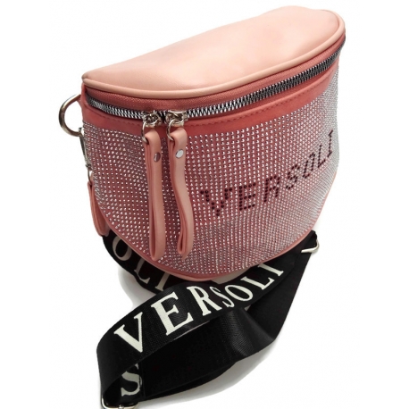 Torebka nerka saszetka  skóra ekologiczna diamenty