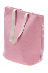 Torba plażowa DUŻA shopperka XXL KOTWICA róż