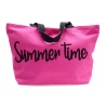 Torba plażowa SUMMER shopperka NEON róż