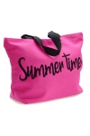 Torba plażowa SUMMER shopperka NEON róż