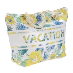 Torba plażowa ze sznurem VACATION KWIATY