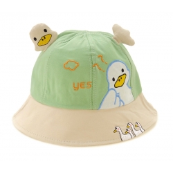 Kapelusz czapka dla dzieci KACZKA bucket hat bawełna