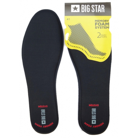 Wkładki MEMORY FOAM SYSTEM 2 pary Big Star 1