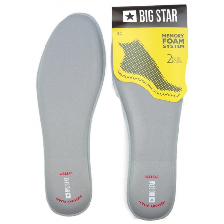 Wkładki MEMORY FOAM SYSTEM 2 pary Big Star 2
