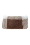 Opaska sherpa turban plusz w kratę POLSKI produkt