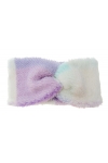 Opaska sherpa turban plusz w kratę POLSKI produkt