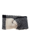 Opaska sherpa turban plusz w kratę POLSKI produkt