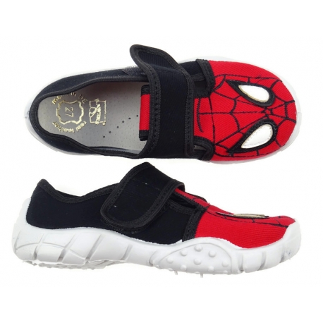 Kapcie na rzep wkładka skóra Raweks B20