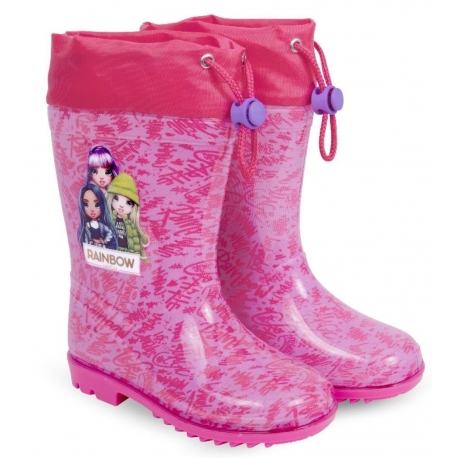Kalosze dziecięce gumowe 98325 RAINBOW HIGH