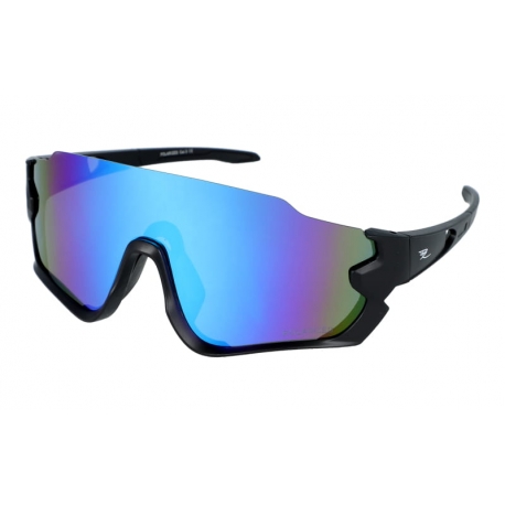 Okulary polaryzacyjne PolarZONE sportowe +etui lustrzanki 462-4