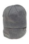 Czapka zimowa męska unisex z polarem produkt polski szara