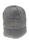 Czapka zimowa męska unisex z polarem produkt polski szara