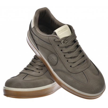 Sneakersy męskie buty sportowe miękka wkladka BIG STAR SS174020 ciemny beż