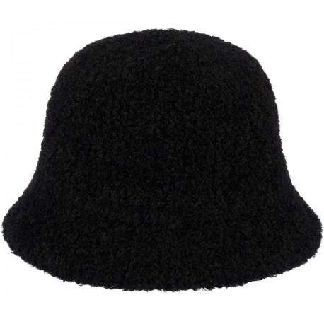 Kapelusz damski zimowy jesienny bucket materiałowy mały KAP-BC-3 czarny