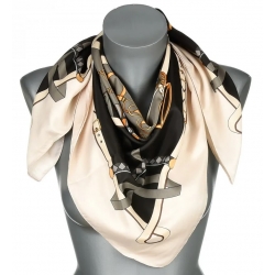 Chusta satyna apaszka ROSA MDB-35A czarna