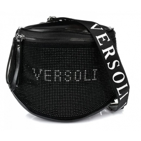 Torebka nerka saszetka  skóra ekologiczna diamenty