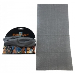 Chusta komin na twarz wielofunkcyjna na rower narty uniwersalna SZARY 5