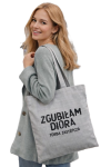 Torba z nadrukiem ZARA SZLAG MNIE TRAFI