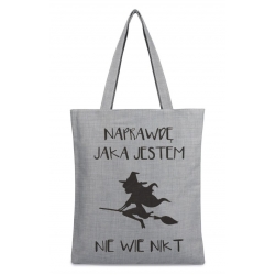 Torba z nadrukiem NAPRAWDĘ JAKA