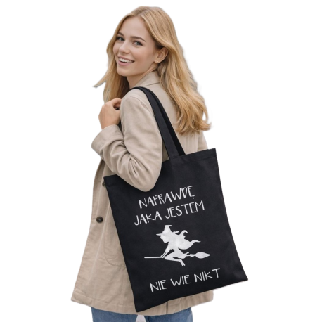 Torba z nadrukiem NAPRAWDĘ JAKA