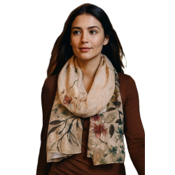 Szalik damski szal cienki wiosenny długi 180cm elegancki błyszczący z połyskiem RD-21