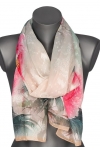 Szalik damski szal cienki wiosenny długi 180cm elegancki błyszczący z połyskiem RD-12