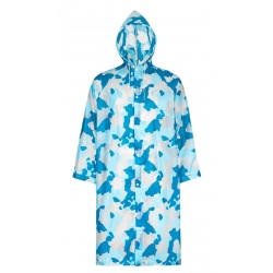 Płaszcz Przeciwdeszczowy MORO z kapturem zapinany uniwersalny unisex PEL-W-3