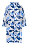 Płaszcz Przeciwdeszczowy SHARK z kapturem zapinany uniwersalny unisex PEL-W-2