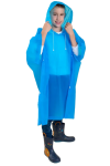 Ponczo Przeciwdeszczowe dziecięce peleryna uniwersalna EVA PEL-3DZ niebieski