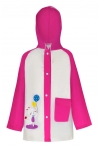 Płaszcz Przeciwdeszczowy dziecięcy z nadrukiem RABBIT 125-135cm PEL-DZ-6XL różowy