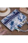 Torba miejska tote bag PARIS na zakupy na plażę z nadrukiem na zamek TOR-792 niebieska