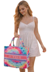Torba miejska tote bag SUMMER OMBREE na zakupy na plażę na zamek TOR-778