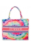 Torba miejska tote bag SUMMER OMBREE na zakupy na plażę na zamek TOR-778