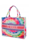 Torba miejska tote bag SUMMER OMBREE na zakupy na plażę na zamek TOR-778