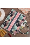 Torba miejska tote bag SUMMER PALMY na zakupy na plażę na zamek TOR-777