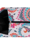 Torba miejska tote bag  shopper na zakupy na plażę AMOUR styl BOHO na zamek TOR-772