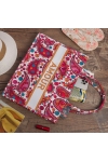 Torba miejska tote bag  shopper na zakupy na plażę AMOUR styl BOHO na zamek TOR-771