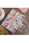 Torba miejska tote bag  shopper na zakupy na plażę DOLCE VITA styl BOHO na zamek TOR-768