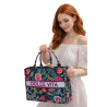 Torba miejska tote bag  shopper na zakupy na plażę DOLCE VITA styl FOLKOWY na zamek TOR-766