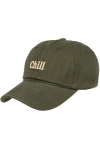Czapka z daszkiem bawełniana dżokejka CHILL unisex bejsbolówka regulowana CZ-M-108 Khaki