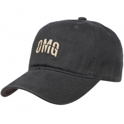 Czapka z daszkiem bawełniana dżokejka OMG unisex bejsbolówka regulowana CZ-M-107 Szary