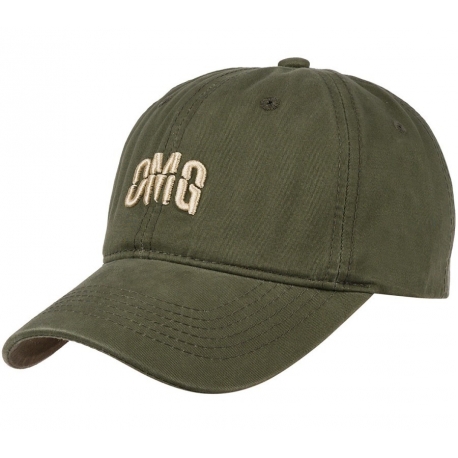 Czapka z daszkiem bawełniana dżokejka OMG unisex bejsbolówka regulowana CZ-M-107 Khaki