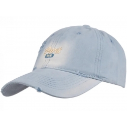 Czapka z daszkiem bawełniana dżokejka PARIS VINTAGE unisex bejsbolówka CZ-M-104 Niebieski