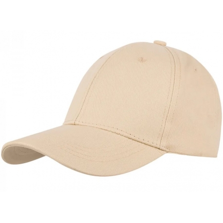 Czapka z daszkiem bawełniana dżokejka GŁADKA unisex bejsbolówka regulowana CZ-F-2 Beż 5