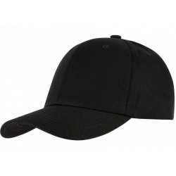 Czapka z daszkiem bawełniana dżokejka GŁADKA unisex bejsbolówka regulowana CZ-F-2 Czarny 105