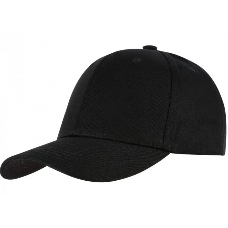 Czapka z daszkiem bawełniana dżokejka GŁADKA unisex bejsbolówka regulowana CZ-F-2 Czarny 105