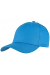 Czapka z daszkiem bawełniana dżokejka GŁADKA unisex bejsbolówka regulowana CZ-F-2 Niebieski