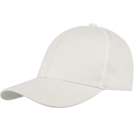 Czapka z daszkiem bawełniana dżokejka GŁADKA unisex bejsbolówka regulowana CZ-F-2 Ecru 3