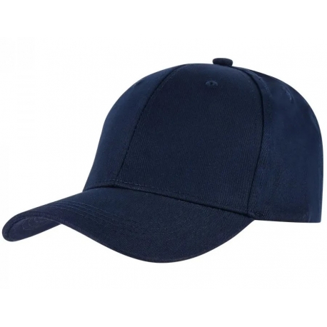 Czapka z daszkiem bawełniana dżokejka GŁADKA unisex bejsbolówka regulowana CZ-F-2 Granat 99