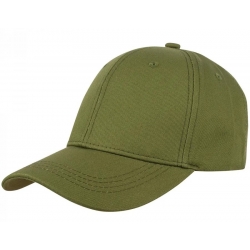 Czapka z daszkiem bawełniana dżokejka GŁADKA unisex bejsbolówka regulowana CZ-F-2 khaky 80